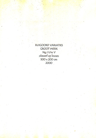 RUIGOORD VARIATIES, GROOT WERK, NO 1 t/m V - Page 3