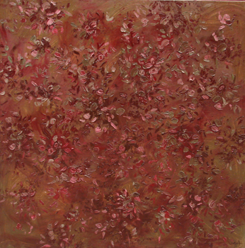 Wilde Pruim, olieverf op linnen, 150x150cm, 2011