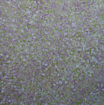 Hortensia, olieverf op linnen, 150x150cm , 2010