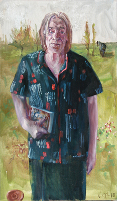 Hans Verhagen P.C. Hooft-prijswinnaar 2009, olieverf op linnen, 110x65cm, 2010
