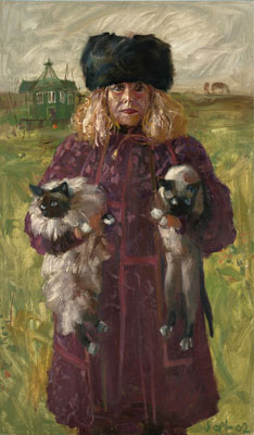Elsje Stroetinga, olieverf op linnen, 110 x 65 cm, 2002<br>Fotografie: Amsterdams Historisch Museum, Monique Vermeulen