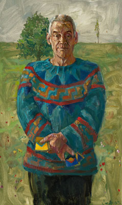 Gerben Hellinga, olieverf op linnen, 110 x 65 cm, 2002<br>Fotografie: Amsterdams Historisch Museum, Monique Vermeulen