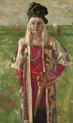Grazyna Przybyl, olieverf op linnen, 110 x 65 cm, 2002<br>Fotografie: Amsterdams Historisch Museum, Monique Vermeulen