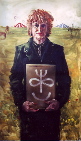 Hedy d'Ancona, olieverf op linnen, 110 x 65 cm, 2007