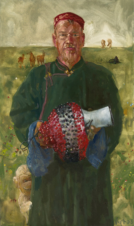 Henk Witte Aap, olieverf op linnen, 110x65cm, 2003<br>Fotografie: Amsterdams Historisch Museum, Monique Vermeulen