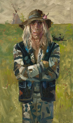 James, olieverf op linnen, 110 x 65 cm, 2002<br>Fotografie: Amsterdams Historisch Museum, Monique Vermeulen