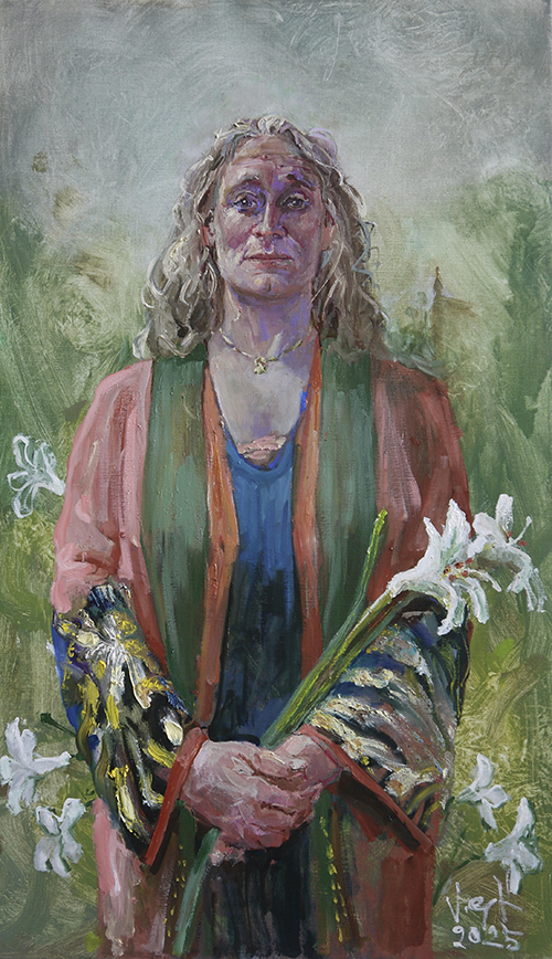 Merel Westermann, olieverf op  linnen, 110x 65cm, 2025