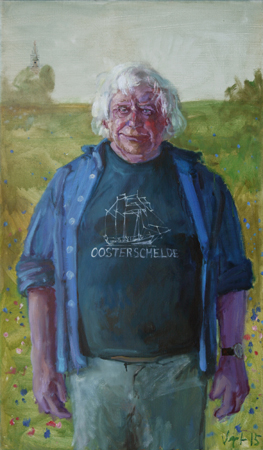 Hein de Haan, olieverf op linnen, 110x65cm, 2015