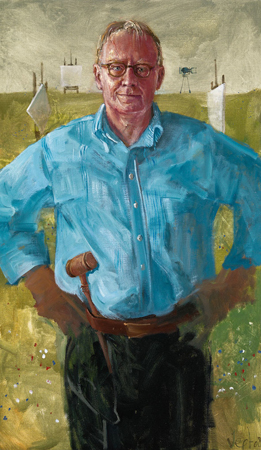 Ulke Hoekstra, olieverf op linnen, 110x65cm, 2008<br>Fotografie: Amsterdams Historisch Museum, Monique Vermeulen