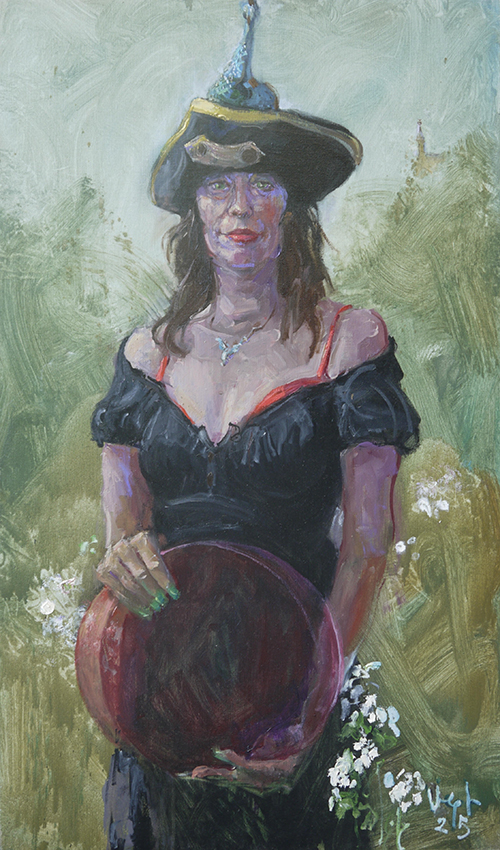 Hedy van den Berg, olieverf op linnen, 110x65cm, 2025